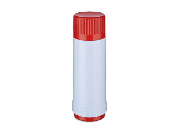 Isolierflasche Mod. 40 Weiss/Rot 3/4 L Rotpunkt
