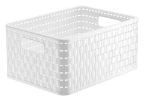 Cesto Country A5+ Bianco Pp 11L 32,8X23,8X16 cm Rotho