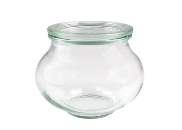 Einkochglas+Deckel Schmuckform Glas 560 Ml Ø8cm Weck