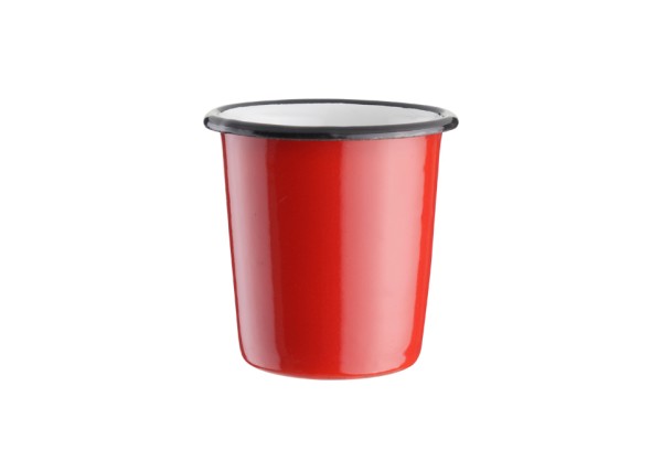 Bicchierino Conico Caffe Smaltato Rosso 10Cl