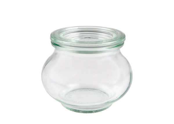 Einkochglas+Deckel Schmuckform Glas 0,22L Ø6cm Weck