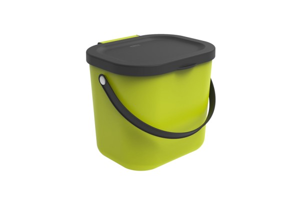 Secchio Compost Sistema Rifiuti Albula 6L Verde Lime Rotho