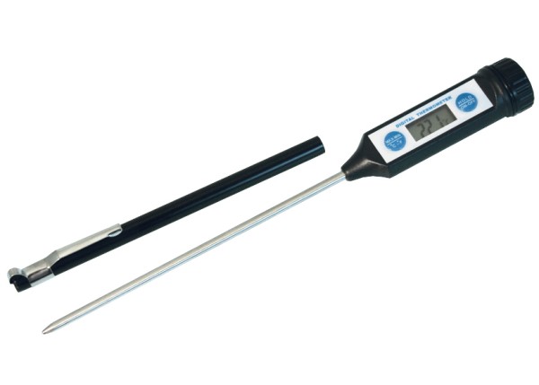 Einstichthermometer Digital 20cm -50°/+200° Eva